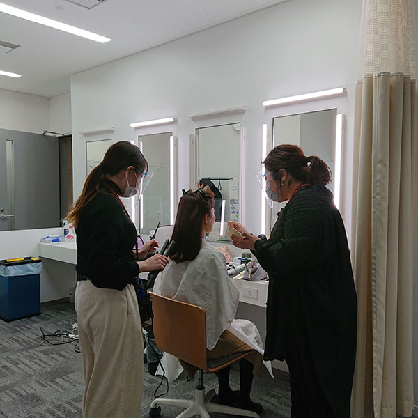 某テレビ局のポスター撮影に奈良へ
