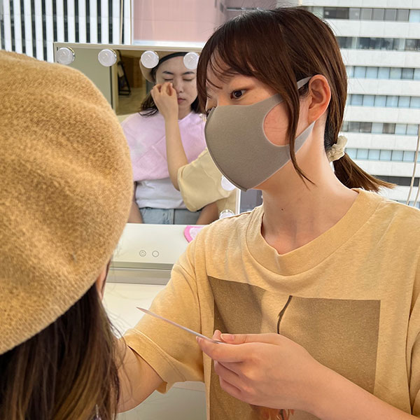 日曜クラスの実技授業です
