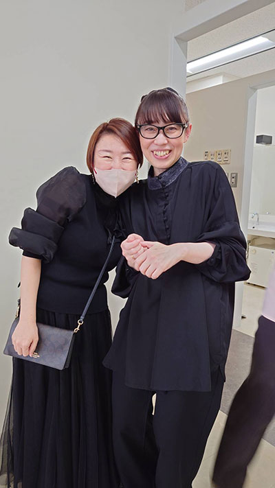 卒業生が顔を見せに来てくれました