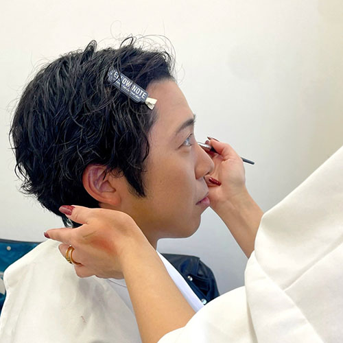 ヘアメイクプロフェッショナルコース メンズメイク