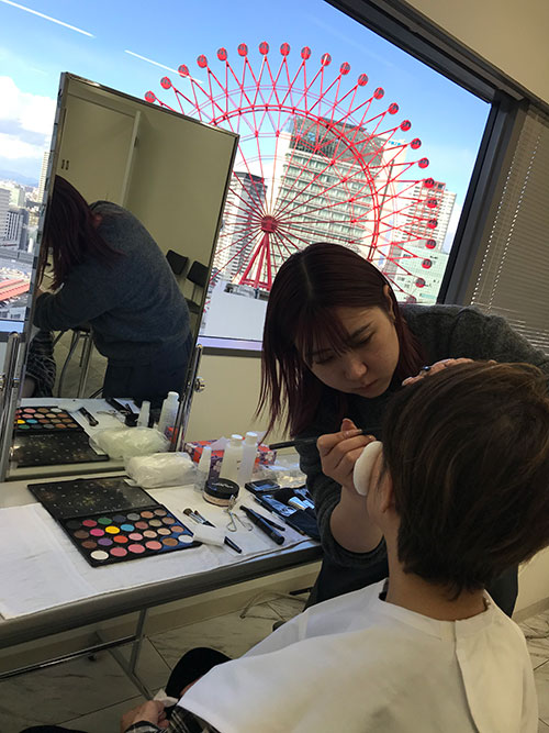 アイブロー・アイポイントの実技授業