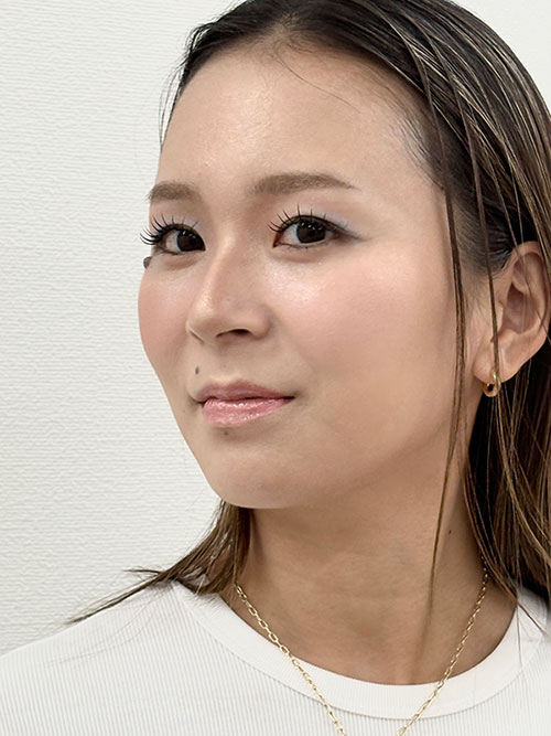 ツヤ肌メイクの実技授業でした