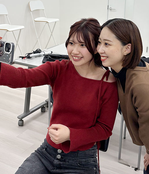 イメージヘアメイク実技授業