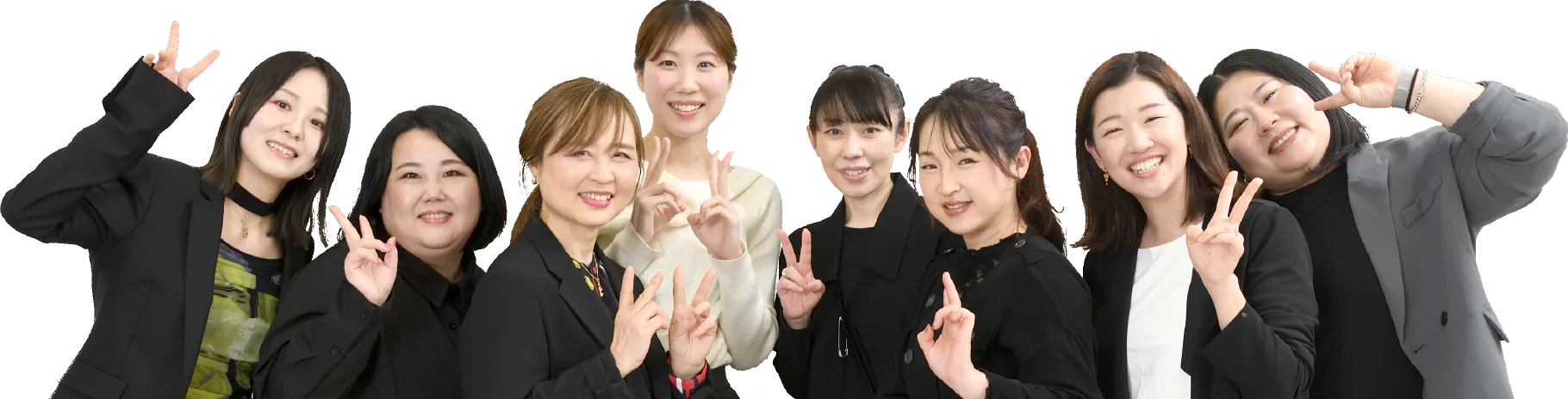 日本メークアップアーチスト学院、 講師・卒業生・在校生のみなさん。