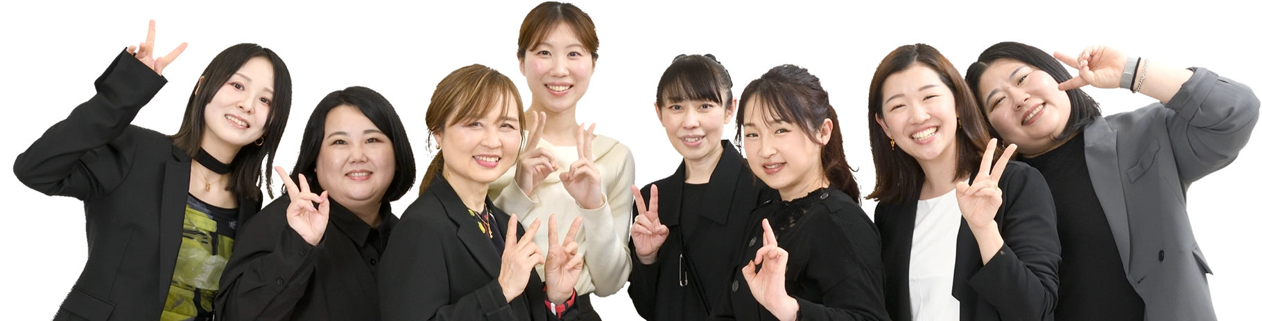 日本メークアップアーチスト学院、 講師・卒業生・在校生のみなさん。